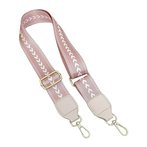 FULUJIDI Taschenriemen Damen Jacquard Bestickte Träger Breite 4Cm Vintage Handtasche Gürtel Verstellbare Gewebte Gitarren Gurt Zum Wechseln Zubehör Pink FULUJIDI Taschenriemen Damen Jacquard Bestickte Träger Breite 4Cm Vintage Handtasche Gürtel Verstellbare Gewebte Gitarren Gurt Zum Wechseln Zubehör Pink von FULUJIDI