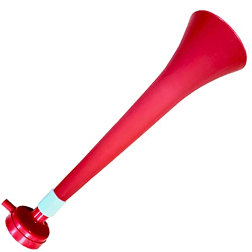 FUN FAN LINE - Packung x3 Kunststoff Vuvuzela Stadion/ungiftig Fußball Horn. Zübehor für Fußball- und Sportfeiern. Sehr Lautes Lufthorn für Animation. (Dänemark/Schweiz) von FUN FAN LINE