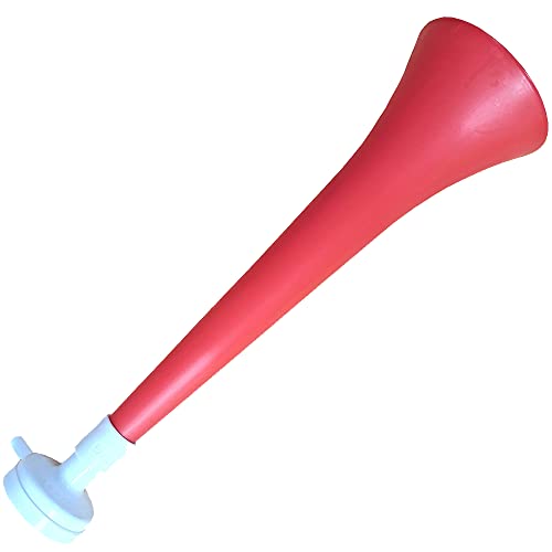 FUN FAN LINE - Packung x3 Kunststoff Vuvuzela Stadion/ungiftig Fußball Horn. Zübehor für Fußball- und Sportfeiern. Sehr Lautes Lufthorn für Animation. (Polen) von FUN FAN LINE