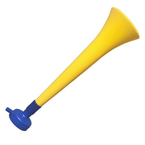FUN FAN LINE - Packung x3 Kunststoff Vuvuzela Stadion/ungiftig Fußball Horn. Zübehor für Fußball- und Sportfeiern. Sehr Lautes Lufthorn für Animation. (Schweden) von FUN FAN LINE