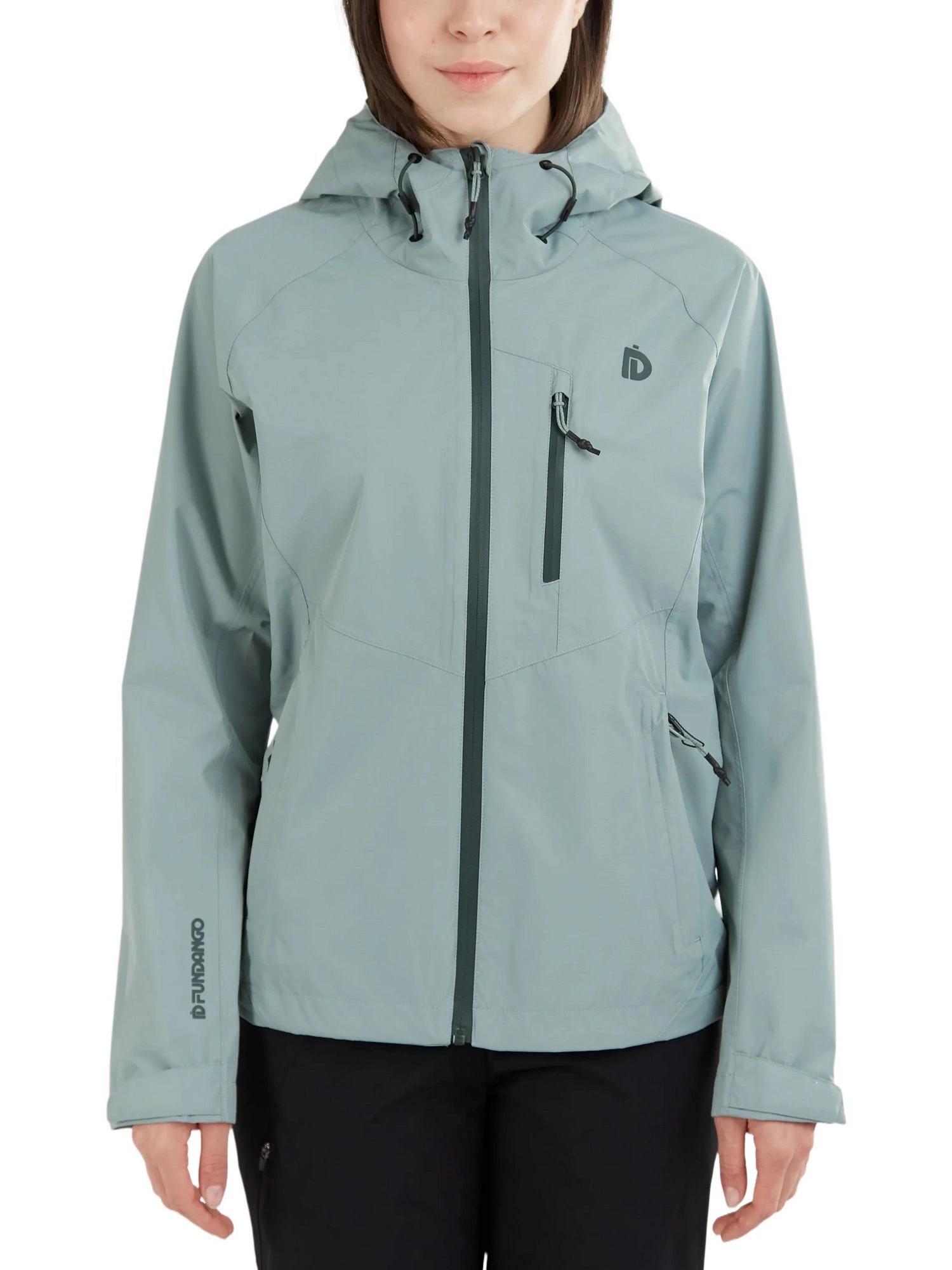 Piora Waterproof Jacket Damen Regenmantel - Grün von FUNDANGO