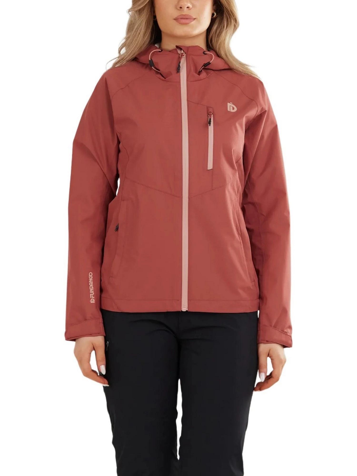 Piora Waterproof Jacket Damen Regenmantel - rot von FUNDANGO