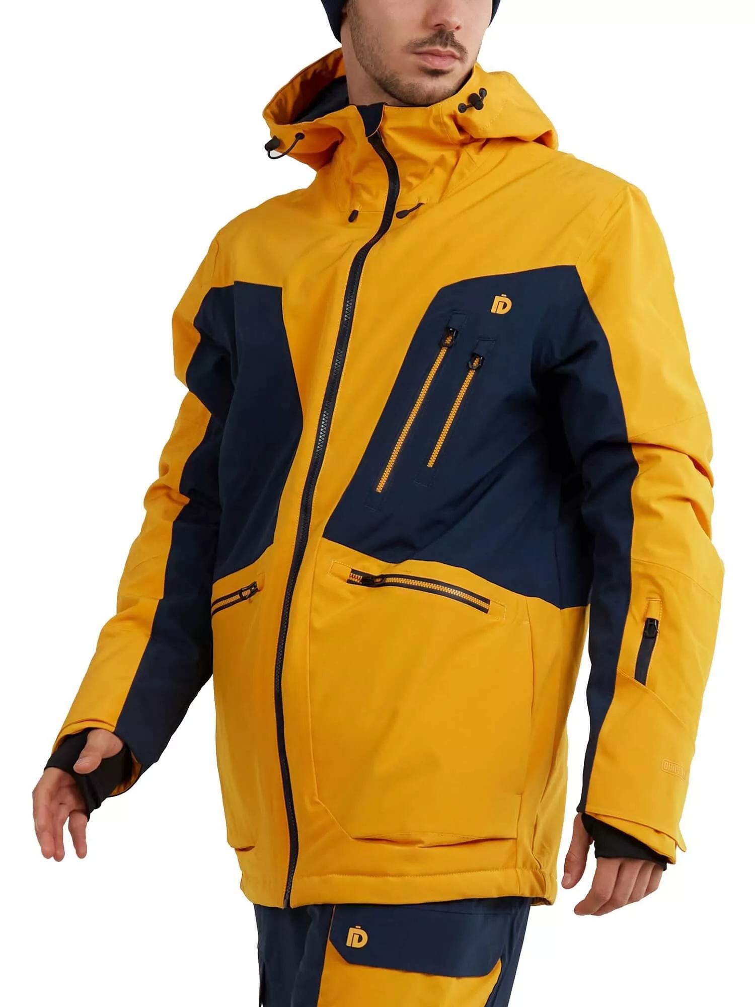 Skijacke Decatur Jacket Herren - gelb von FUNDANGO