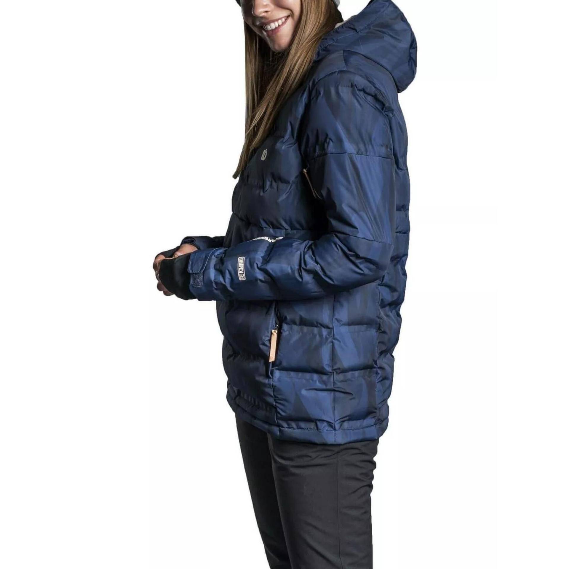 Skijacke EVERETT Padded Anorak Damen - dunkelblau von FUNDANGO