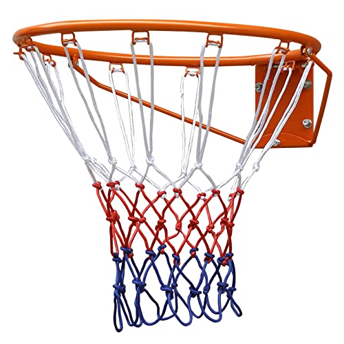 FUNJEPE Professioneller faltbarer Basketballkorb mit Basketballnetz, für drinnen und draußen, zum Aufhängen, 45 cm, für jedes Wetter FUNJEPE Professioneller faltbarer Basketballkorb mit Basketballnetz, für drinnen und draußen, zum Aufhängen, 45 cm, für jedes Wetter von FUNJEPE