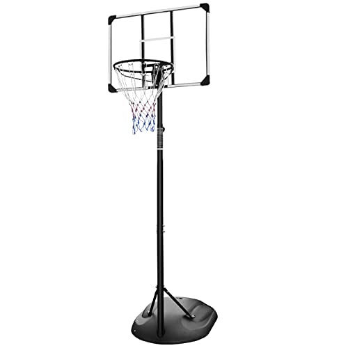 FUNJEPE Tragbarer Basketballkorb-System, höhenverstellbar, 2,3 m – 2,8 m, mit 81,3 cm transparenter Rückwand und Rädern, für Jugendliche und Erwachsene, drinnen und draußen, 230 cm - 280 cm FUNJEPE Tragbarer Basketballkorb-System, höhenverstellbar, 2,3 m – 2,8 m, mit 81,3 cm transparenter Rückwand und Rädern, für Jugendliche und Erwachsene, drinnen und draußen, 230 cm - 280 cm von FUNJEPE
