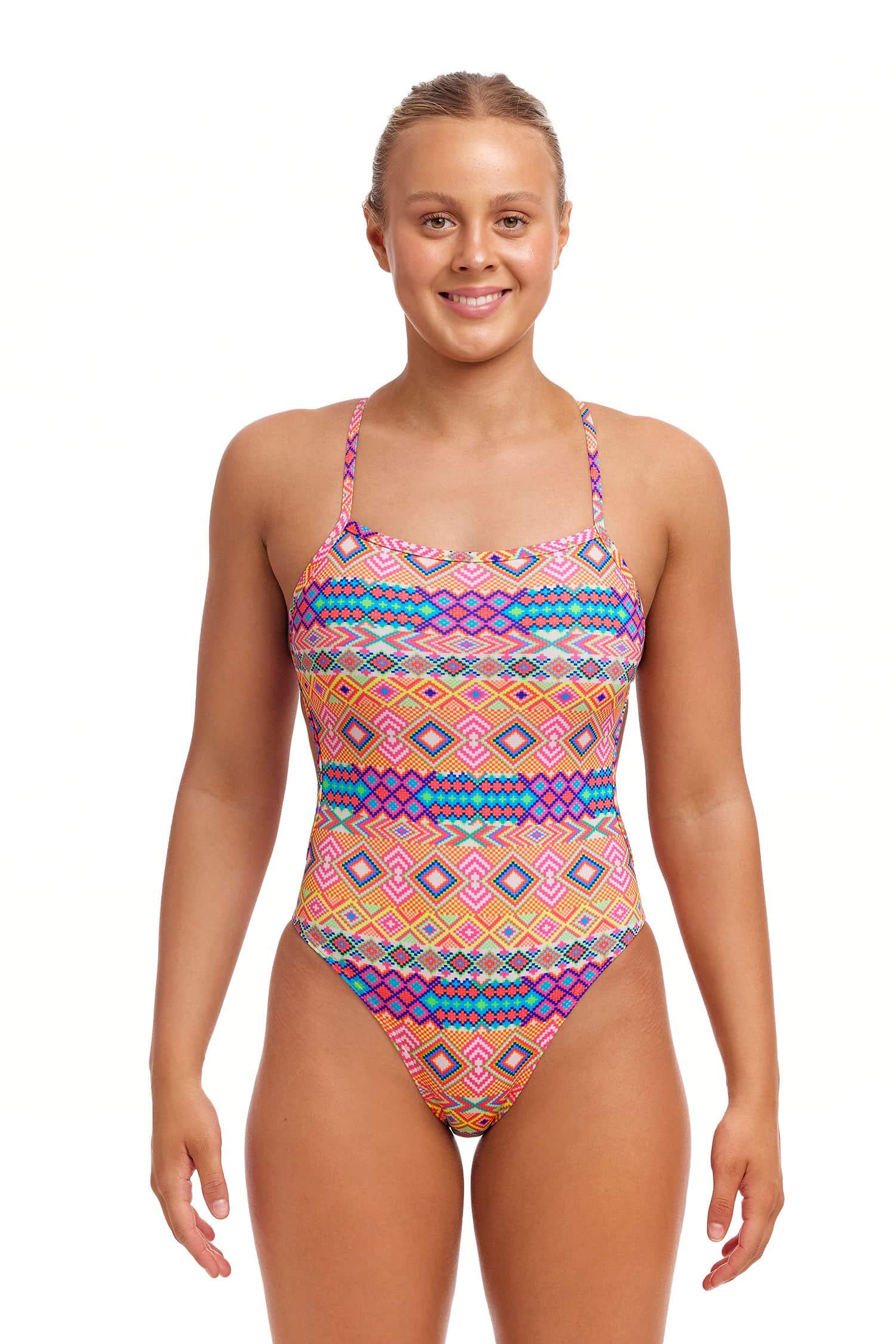 Funkita Ladies Twisted One Piece Devil In Detail von FUNKITA