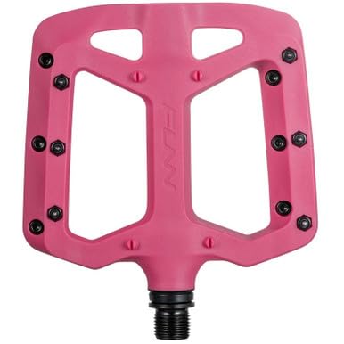 Funn Taipan Fahrradpedale aus glasfaserverstärktem Thermoplast mit 9/16-Zoll CrMo-Achsen und schienbeinfreundlichen Pins für MTB/BMX/Urban/Gravel Riding (Rosa) von FUNN