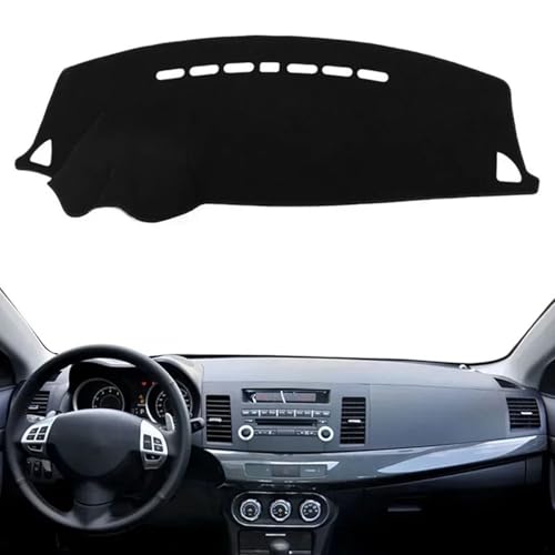 FUNOJIM Auto Armaturenbrett Abdeckung Sunshade Matten Vermeiden Sie Licht Pads, für Mitsubishi Lancer EX 2008 2009 2010 2011-2017 Zubehör von FUNOJIM