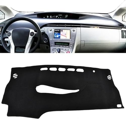 FUNOJIM Auto Armaturenbrett Abdeckung Sunshade Matten Vermeiden Sie Licht Pads, für Toyota Prius 2010 2011 2012 2013-2015 von FUNOJIM