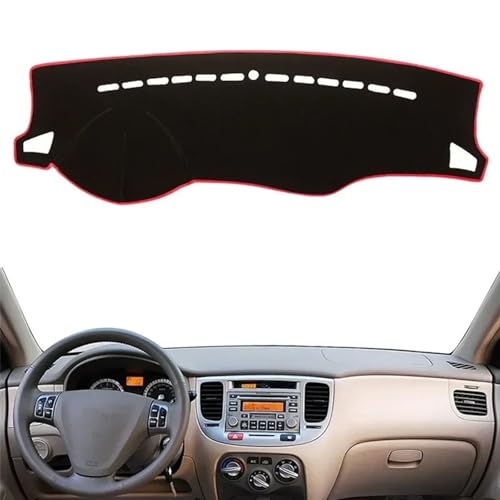 FUNOJIM Auto Armaturenbrett Abdeckung Sunshade Matten Vermeiden Sie Lichtpads, für Kia Rio Rio5 2006 2007 2008 2009-2011 von FUNOJIM