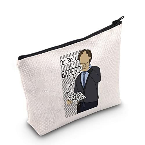 Dr. Reid Our Expert in just About Everything Make-up-Tasche, inspiriert von der TV-Serie, Geschenk für normale Fans, gebrochenes weiß, big, Dr. Reid ist unser Vereinigtes Königreich von FUNYSO