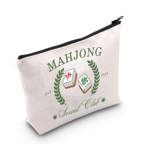 Mahjong Mahjong Geschenk Glücksspiel Geschenk Mahjong Brettspiel Aufbewahrungstasche Mahjong Spieler Geschenk Mahjong Social Club Make-up Tasche, Mahjong Social Club UK von FUNYSO