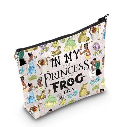 Prinzessin Cartoon Film inspiriertes Geschenk Prinzessin Geschenk Cartoon Geschenk Prinzessin Liebhaber Geschenk Prinzessin Tiana Kosmetiktasche, The Princess UK, 0 Stück von FUNYSO