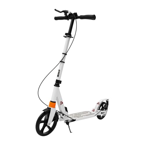 Faltbar Cityroller Scooter Erwachsene Kinder Roller Tretroller City Scooter Kinderroller Tretroller Weiß Faltbar Cityroller Scooter Erwachsene Kinder Roller Tretroller City Scooter Kinderroller Tretroller Weiß von FUROMG