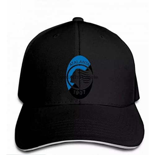 FUWIND Jahrgang Baseball Kappe Fm10 Baseball Cap Herren Atalanta Bergamo Football DEA Nerazzurri Sport Cap Snapback Peaked Outdoor Sports Hats Geschenke für Hip-Hop-Liebhaber Geburtstag Geschenk von FUWIND