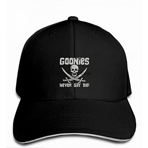 FUWIND Jahrgang Baseball Kappe Men Goonies Never Am Die Snapback Hat Peaked Outdoor Sports Geschenke für Hip-Hop-Liebhaber Geburtstag Geschenk von FUWIND