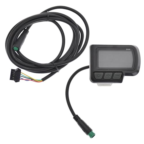 E-Bike LCD Display Meter EN06 für 22,2 mm Lenker USB Power Speed Funktionalität mit Kabel von FUXIU