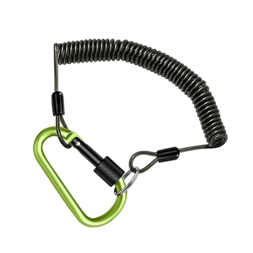 FUXIU Anti-Verlust-Stretchschnur zum Angeln, multifunktionales Werkzeug, Angel-Schlüsselbänder, einziehbare Spiralgurte mit Karabiner FUXIU Anti-Verlust-Stretchschnur zum Angeln, multifunktionales Werkzeug, Angel-Schlüsselbänder, einziehbare Spiralgurte mit Karabiner von FUXIU