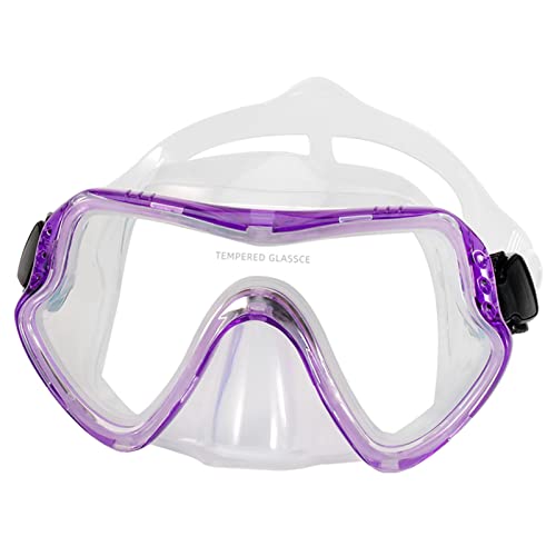 FUXIU Schnorchel Tauchmaske Anti Beschlag Schwimmbrille Gehärtetes Glas Tauch Schnorchelmaske 180° Klare Sicht Schwimmbrille Einfach Zu Bedienen von FUXIU