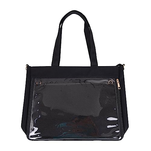 Klare Damen Umhängetasche Geldbörse Mädchen Schule Umhängetasche Damen Schultertasche Niedliche Ita Tasche JK Handtasche Anime Schulranzen von FUXIU