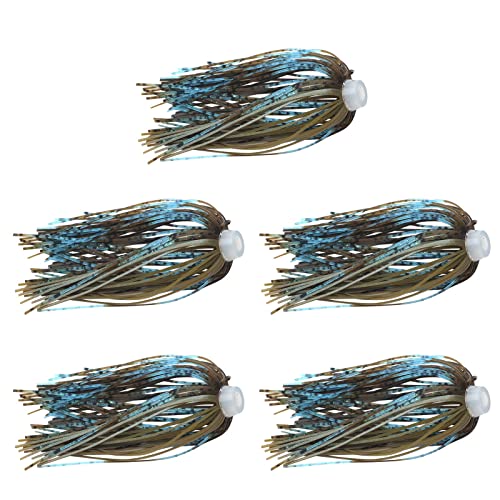 Silikon Jig Röcke Angelköder Rock Für Spinnerbaits Bass Buzzbaits Jigs Craw Jig Anhänger Bass Jig Röcke von FUXIU