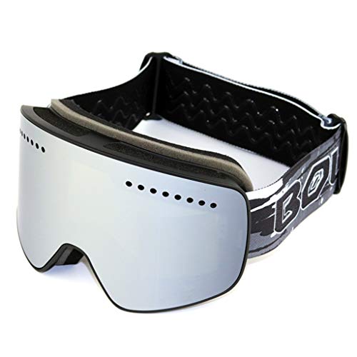 Skibrille Mit Magnetischer Doppelschicht Abnehmbarer Linse Skifahren Antibeschlag Snowboard Auge Zum Schutz Für Männer Und Frauen Ski Sonnenbrillen von FUXIU