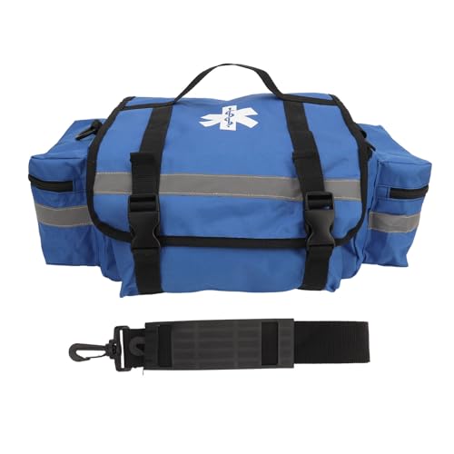 FUZHUI Große Notfalltasche mit Schultergurt – Feuerwehr-Rettungstasche, vielseitig einsetzbar für Camping, Wandern, Auto, Sport – strapazierfähiges 600D-Oxford-Gewebe, reflektierende von FUZHUI