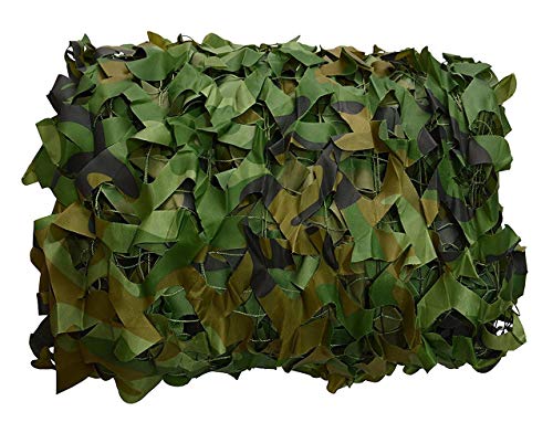 Tarnnetz 8x10M für die Jagd Camouflage Netz für Bundeswehr Sniper Armee Fotografie Sonnenschutz Deko Militär Garten Die Farben haben Woodland Blue Desert Weiß Grün Schwarz Digital von FUZKI