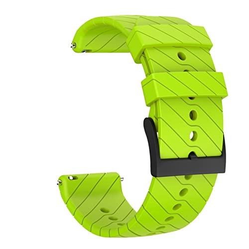 FXJHZH 24mm Ersatz-Silikon-Smartwatch-Armbänder für Suunto D5/7/9/Baro Spartan Sport Wrist HR Baro Smartwatch-Uhrenarmbänder Armband von FXJHZH