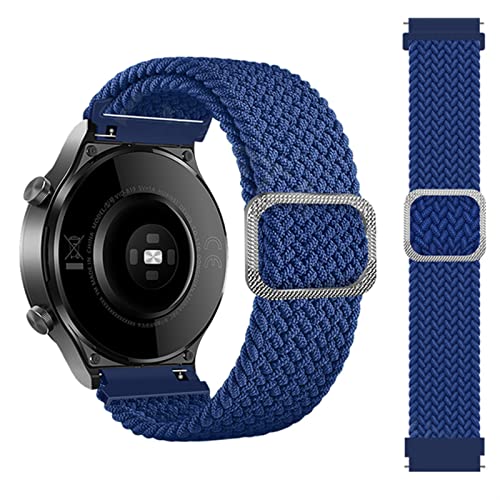 FXJHZH Nylon Smart Watch Band für 20mm 22mm Universal geflochtene Solo Loop Armband Watch4 40 44 Classic 46 42mm Armband von FXJHZH
