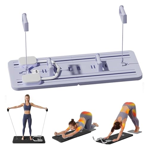 FZSERUN Bauchmuskel-Fitnessbrett Multifunktionales Bauchmuskelbrett Yoga-Trainingsgerät Für Das Heim-Fitnessstudio Pedal-Arm-Bein-Trainer,Lila von FZSERUN