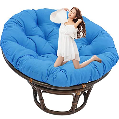 FZSERUN Papasan-Stuhlkissen wasserdichte Eierstuhlauflage für den Außenbereich Verdicktes Papasan-Stuhlkissen Schaukelstuhlkissen für den Außenbereich,D,180 * 180CM von FZSERUN