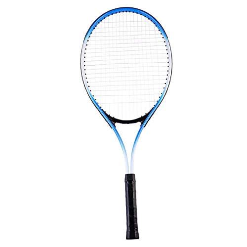 27-Zoll-Tennisschläger, Exquisite Verarbeitung, Bequemer Griff, Leichter Einzel-Tennisschläger für den Spielplatz (Blue) von Fabater