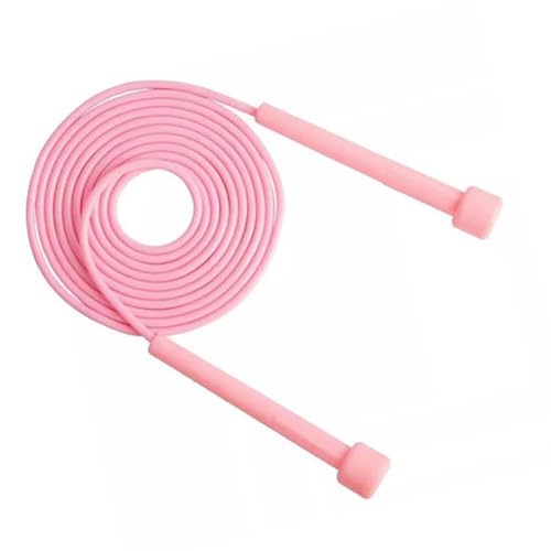 Springseil, Leichtes PVC-Springseil mit Rutschfestem Griff für Heimübungen (PINK) von Fabater