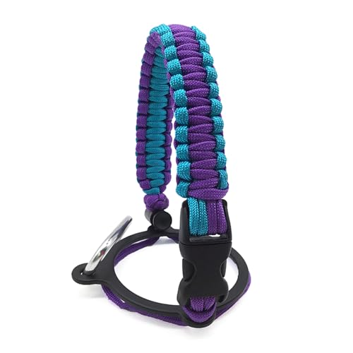 Fabeas Paracord Karabiner Wasserflaschen Griffband Für Outdoor Wasserflaschenband Paracord Mit Sicherheitsschnur von Fabeas