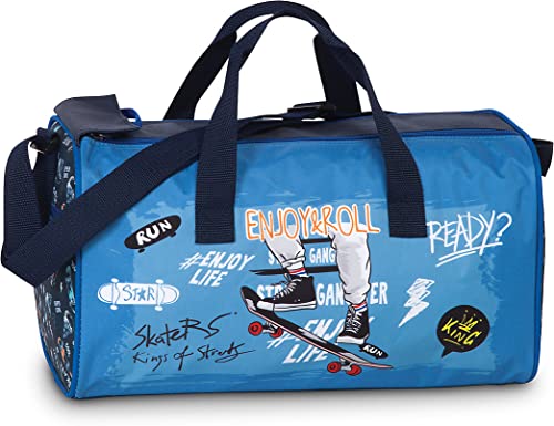Fabrizio Kinder Sporttasche Skater blau 39 x 21 x 18 cm Vol. 12 l Polyester Fabrizio Kinder Sporttasche Skater blau 39 x 21 x 18 cm Vol. 12 l Polyester von Fabrizio