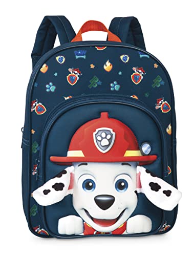 Fabrizio Paw Patrol Kindergartenrucksack für Jungen von 3-6 Jahren mit Marshall und abstehenden Plüschohren, Tasche für Kindergarten und Kita 31cm x 24cm x 13cm - 8L Blau Einheitsgröße Fabrizio Paw Patrol Kindergartenrucksack für Jungen von 3-6 Jahren mit Marshall und abstehenden Plüschohren, Tasche für Kindergarten und Kita 31cm x 24cm x 13cm - 8L Blau Einheitsgröße von Fabrizio