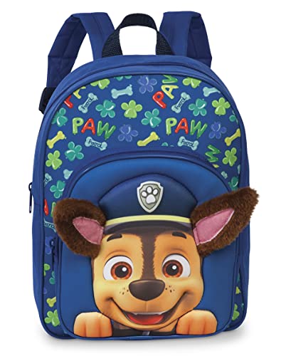 Fabrizio Patrol Rucksack – Kindergartenrucksack für Jungen von 3-6 Jahren mit Chase und abstehenden Plüschohren, Tasche für Kindergarten und Kita – 31cm x 24cm x 13cm - 8L blau, Einheitsgröße Fabrizio Patrol Rucksack – Kindergartenrucksack für Jungen von 3-6 Jahren mit Chase und abstehenden Plüschohren, Tasche für Kindergarten und Kita – 31cm x 24cm x 13cm - 8L blau, Einheitsgröße von Fabrizio
