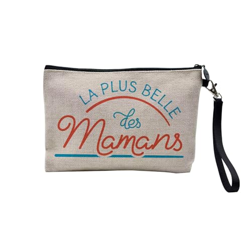 Tasche aus Leinen – Kollektion Familie Papa Mama Bruder Schwester Oma Opa Schwiegermutter Geschenkidee Party Cousin Cousine – Kosmetiktasche aus Segeltuch in Leinenoptik – Kulturbeutel – Geldbörse, von Fabulous