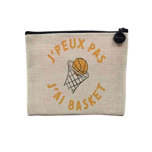 Tasche aus Leinen – Kollektion J'Peux Pas J'ai Humor Witz Passion Musikinstrument Sport Hobbies – Kosmetiktasche aus Leinen – Kulturbeutel – Geldbörse, Sneaker 2, 15 x 10 cm, Kosmetiktasche von Fabulous