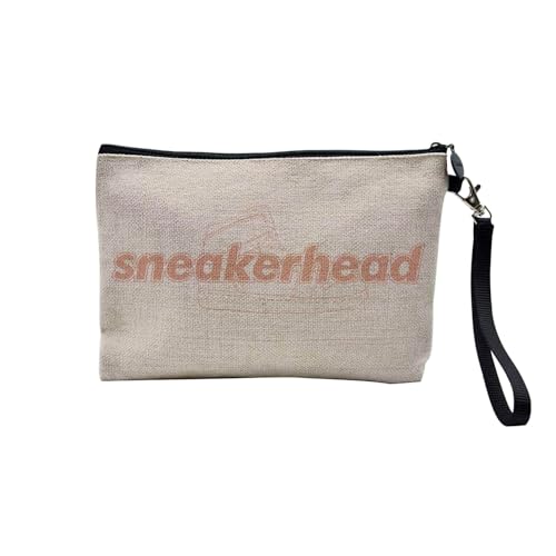 Tasche aus Leinen – Kollektion Sneaker Kultur Sneakerhead Kollektion Shoes Hobby Kicks Schuhe Marke Addict – Kosmetiktasche aus Leinen in Leinenoptik – Kulturbeutel – Geldbörse, Sneakerhead 2, 23.5 x von Fabulous