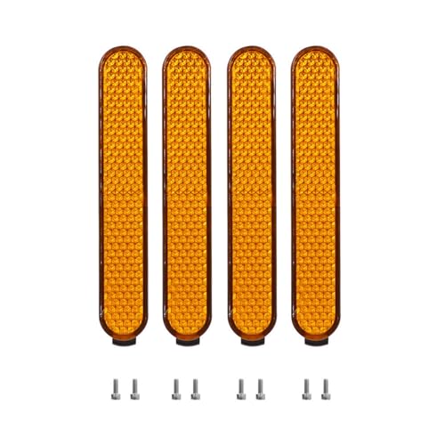 FackLOxc 2Set Roller Rad Abdeckungen Schützen Shell Reflektor Elektrische Roller Seite Reflektierende Band Nacht Sicherheit Dekoration Teil von FackLOxc