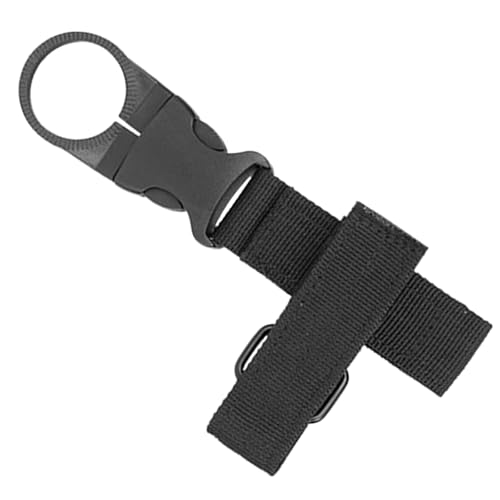 Gürtel Gurtband Für Rucksack Gürtel Wasser Flaschen Ringe Schlüsselanhänger Rucksack Hängende Flasche Schnalle Clip Karabiner von FackLOxc