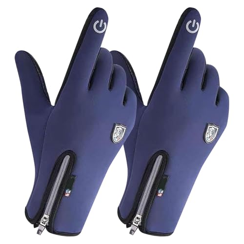 Factorys Winter Warme Handschuhe Touchscreen Winterhandschuhe Herren Damen Fahrradhandschuhe Sport Anti-Rutsch wasserdichte Winddichte Handschuhe für Reiten Skifahren Outdoor von Factorys