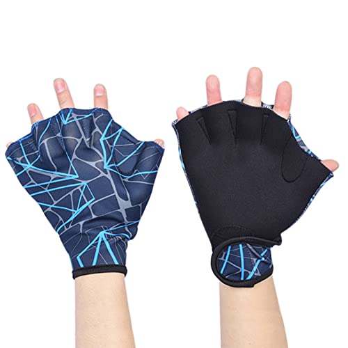 Aqua-Handschuhe - Schwimmhandschuhe für das Training - Unisex-Schwimmtrainingshandschuhe Schwimmflossen Paddelnetz Frosch Schwimmhandschuhe für Erwachsene Kinder Facynde von Facynde