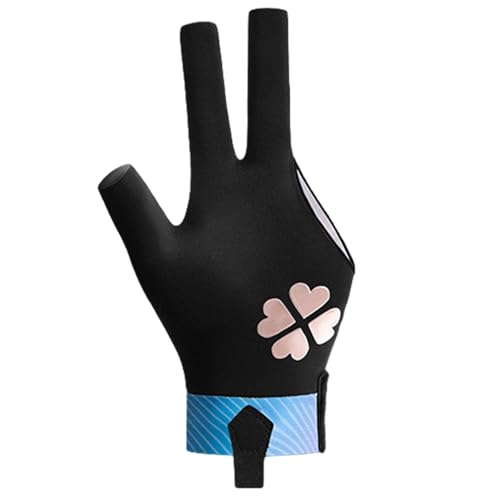 Facynde Billard-Pool-Handschuhe,Billard-Handschuhe für Damen,Billardhandschuhe DREI-Finger-Queue-Sporthandschuhe | Rutschfester Griff, verstellbares Pool-Billard-Zubehör, elastische von Facynde