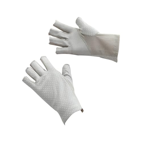 Faeymth Fingerlose Handschuhe, rutschfest, UV-Schutz, Autofahrerhandschuhe, Sommer-Outdoor-Handschuhe für Damen und Mädchen, von Faeymth