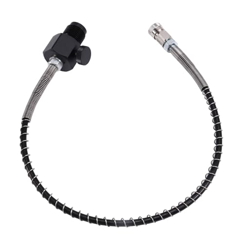 Faeymth Flaschenadapter für Tauchflaschen Von Groß auf Klein, Aufblasbarer Anschluss DIN 232 & 300 Bar 5/8" BSPG 5/8-Anschluss 8mm Schnellanschluss mit Rohrfeder von Faeymth