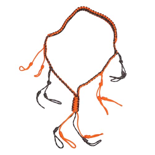 Fafeims Duck Call Lanyard mit Paracord, Duck Call Lanyard Game Call Lanyard Duck Whistle Lanyard, Geeignet für Campingaktivitäten Im Freien (ORANGE) von Fafeims